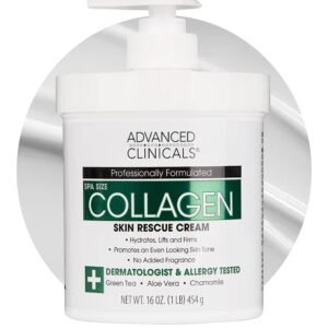 Advanced Clinicals Collagen Skin Rescue Cream