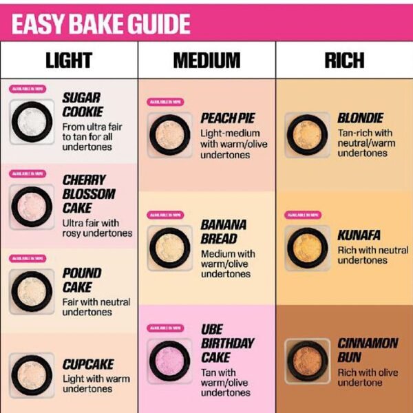b7fc2a92-464d-44bf-a999-e3104bad7ec0 Huda Beauty Easy bake loose baking & setting.